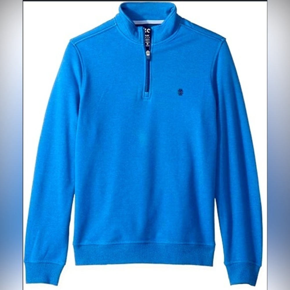 Izod Men's Blue Half-Zip Sweater